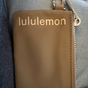 lululemon athletica Tan Key & Card Holder